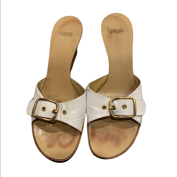 Coach Shoes - Coach sandals with genuine leather upper size 7B